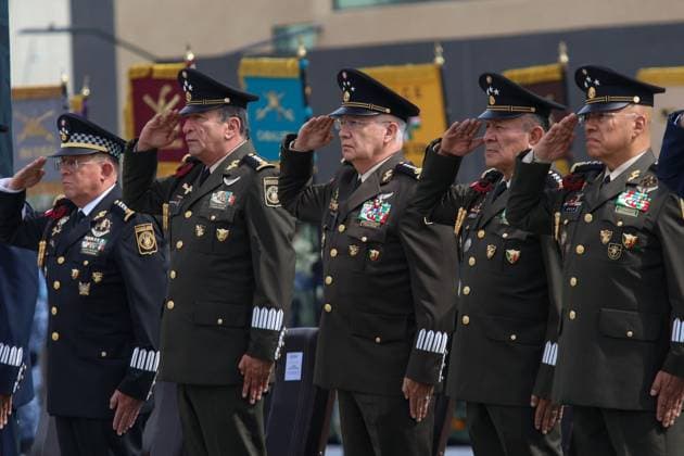 October 1, 2026: TO-45307- Ciudad de M& xe9;xico. 2026-10 -1. Ricardo Trevilla Trejo, Secretary of National Defense during the 205th anniversary of the creation of the Ministry of War and Navy in the Plaza de la Lealtad of the Ministry of National Defense of Mexico City. Alejandro God& xcd;nez Clasos.com.mx  - ZUMAcs4_ 20261001_faa_cs4_187 Copyright: xAlejandroxGod& Xed;Nezx