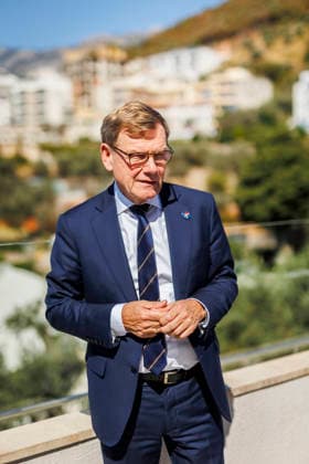 Johann Wadephul (CDU), Federal Minister of Foreign Affairs, travels to Montenegro to participate in the Berlin Process; photos taken during the trip, Przno, October 1, 2026; photographed on behalf of the Federal Foreign Office, Przno, Montenegro Copyright: xAmreixSchulzx