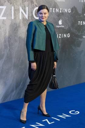 October 1, 2026, London, United Kingdom: Rebekka Karijord attends the London Gala Screening of TENZING at Curzon Mayfair, London.Cast and Guests attend the red carpet for the London Gala Screening of TENZING at Curzon Mayfair London United Kingdom  - ZUMAs197 20261001_aaa_s197_308 Copyright: xPhilxLewisx