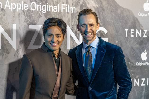 October 1, 2026, London, United Kingdom: Genden Phuntsok and Tom Hiddleston attend the London Gala Screening of TENZING at Curzon Mayfair, London.Cast and Guests attend the red carpet for the London Gala Screening of TENZING at Curzon Mayfair London United Kingdom  - ZUMAs197 20261001_aaa_s197_296 Copyright: xPhilxLewisx