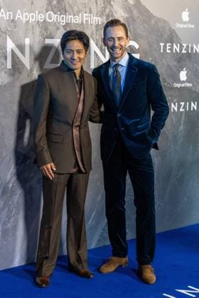 October 1, 2026, London, United Kingdom: Genden Phuntsok and Tom Hiddleston attend the London Gala Screening of TENZING at Curzon Mayfair, London.Cast and Guests attend the red carpet for the London Gala Screening of TENZING at Curzon Mayfair London United Kingdom - ZUMAs197 20261001_aaa_s197_297 Copyright: xPhilxLewisx