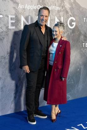 October 1, 2026, London, United Kingdom: David Seaman and Frankie Poultney attend the London Gala Screening of TENZING at Curzon Mayfair, London.Cast and Guests attend the red carpet for the London Gala Screening of TENZING at Curzon Mayfair London United Kingdom - ZUMAs197 20261001_aaa_s197_294 Copyright: xPhilxLewisx