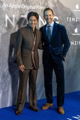 October 1, 2026, London, United Kingdom: Genden Phuntsok and Tom Hiddleston attend the London Gala Screening of TENZING at Curzon Mayfair, London.Cast and Guests attend the red carpet for the London Gala Screening of TENZING at Curzon Mayfair London United Kingdom - ZUMAs197 20261001_aaa_s197_287 Copyright: xPhilxLewisx