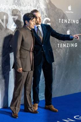October 1, 2026, London, United Kingdom: Genden Phuntsok and Tom Hiddleston attend the London Gala Screening of TENZING at Curzon Mayfair, London.Cast and Guests attend the red carpet for the London Gala Screening of TENZING at Curzon Mayfair London United Kingdom - ZUMAs197 20261001_aaa_s197_283 Copyright: xPhilxLewisx