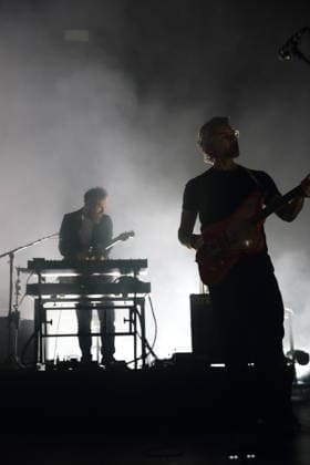 Zac Rae and Dave Depper (from left) of the band Death Cab for Cutie at a concert at the Columbiahalle in Berlin, October 1, 2026 Death Cab for Cutie Concert Berlin