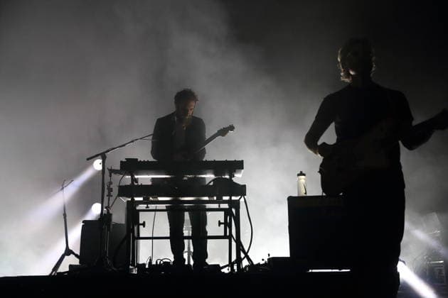Zac Rae and Dave Depper (from left) of the band Death Cab for Cutie at a concert at the Columbiahalle in Berlin, October 1, 2026 Death Cab for Cutie Concert Berlin