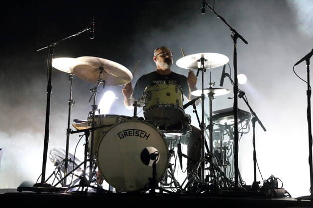 Jason McGerr of the band Death Cab for Cutie at a concert at the Columbiahalle in Berlin, October 1, 2026 Death Cab for Cutie Concert Berlin