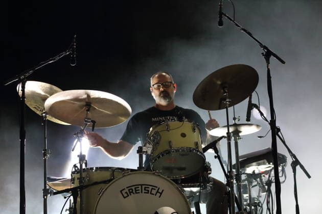 Jason McGerr of the band Death Cab for Cutie at a concert at the Columbiahalle in Berlin, October 1, 2026 Death Cab for Cutie Concert Berlin