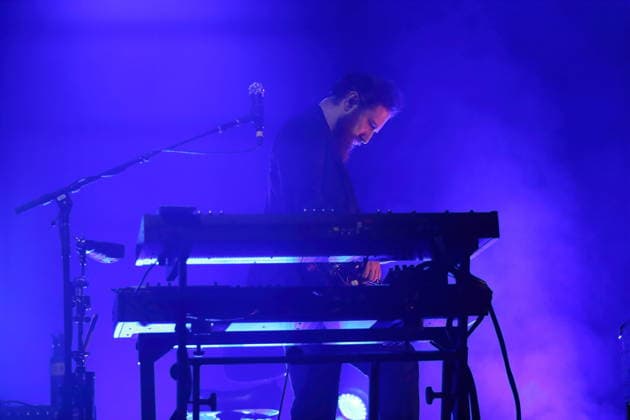Zac Rae of the band Death Cab for Cutie at a concert at the Columbiahalle in Berlin, October 1, 2026 Death Cab for Cutie Concert Berlin