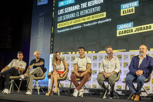 October 1, 2026: October 1, 2026 (Malaga) Los Serrano return twenty years later. The cast is reunited in Malaga on the occasion of the Comic-Con in front of a crowded audience and finds that several generations are still hooked on a series that changed our lives. On stage, Antonio Resines, Antonio Molero, Fran Perea, Natalia SoÂ¡nchez, VoÂ­ctor EloÂ­as and Jorge Jurado  - ZUMAc161 20261001_zap_c161_028 Copyright: xLorenzoxCarnerox
