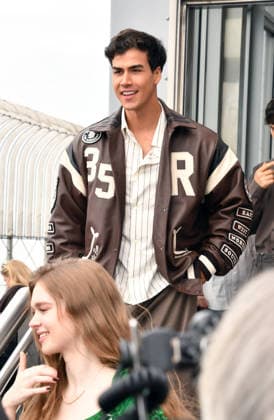 NEW YORK, NY- OCTOBER 1: Joel Oulette pictured during a visit to he Empire State Building Ahead of the Release of Mike Flannigan s Carrie on October 1, 2026 in New York City. Copyright: xmpi099 MediaPunchx