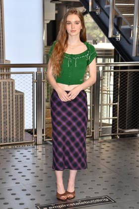 NEW YORK, NY- OCTOBER 1: Summer H. Howell pictured during a visit to he Empire State Building Ahead of the Release of Mike Flannigan s Carrie on October 1, 2026 in New York City. Copyright: xmpi099 MediaPunchx