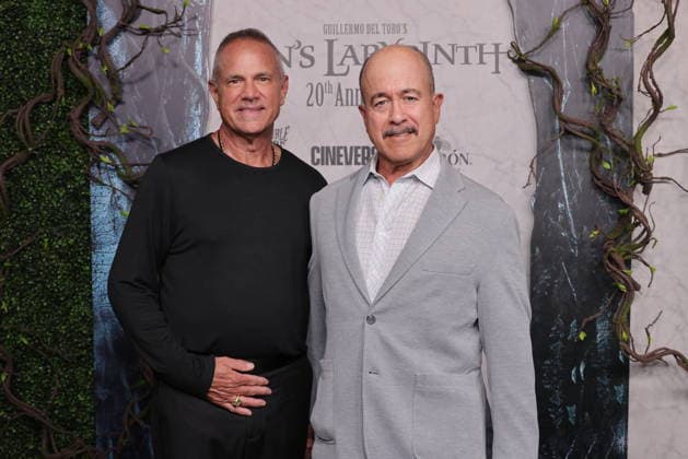 Pan s Labyrinth 20th Anniversary Premiere Los Angeles CA Oct1: Mark Torres and Tim Cowell at the Pan s Labyrinth 20th Anniversary Premiere on October1, 2026 Credit: Crash Admedia EDITORIAL USE ONLY  Copyright: xx Admediax admphotosthree018958