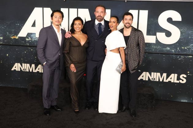 Premiere of Animals Los Angeles Ca Oct 1: Steven Yeun, Adriana Paz, Ben Affleck, Kerry Washington and Luis Gerardo MÃndez at The premiere Animals on October1, 2026 Credit: AdMedia EDITORIAL USE ONLY  Copyright: xx AdMediax admphotosthree019004