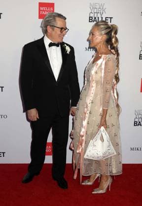 October 1, 2026, New York, New York, USA: Actors MATTHEW BRODERICK and SARAH JESSICA PARKERÃäseen during the red carpet arrivals for the New York City Fall Ballet Fall 2026 Gala held at the David Koch Theater at Lincoln Center. New York USA - ZUMAk03_ 20261001_zaf_k03_056 Copyright: xNancyxKaszermanx