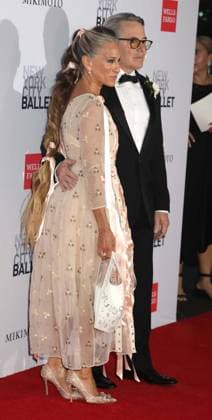 October 1, 2026, New York, New York, USA: Actors SARAH JESSICA PARKERÃäand MATTHEW BRODERICK seen during the red carpet arrivals for the New York City Fall Ballet Fall 2026 Gala held at the David Koch Theater at Lincoln Center. New York USA  - ZUMAk03_ 20261001_zaf_k03_049 Copyright: xNancyxKaszermanx