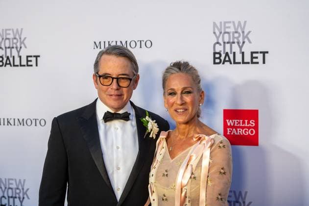 October 1, 2026, New York, New York, United States: (L-R) Matthew Broderick and Sarah Jessica Parker attend.The New York City Ballet 2026 Fall Gala at David H. Koch Theater, Lincoln Center on October 01, 2026 in New York City. New York United States - ZUMAs197 20261001_aaa_s197_898 Copyright: xRonxAdarx