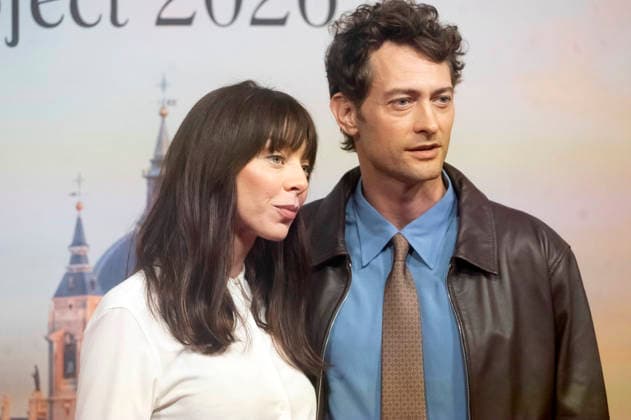 Woody Allen and Peter Vives at the official reception marking the start of filming for the Woody Allen Fall Project 2026 at the Teatros del Canal in Madrid, October 1, 2026 Foto:xDyDxFotografosx xFuturexImagex woody_6027
