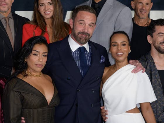 Animals Premiere - Los Angeles, USA LOS ANGELES, USA. October 01, 2026: Adriana Paz, Ben Affleck, Kerry Washington & Luis Gerardo Mendez at the premiere for Animals at Directors Village. Los Angeles CA USA Copyright: xPaulxSmith Featureflashx