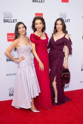 October 1, 2026, New York, New York, United States: (L-R) Alessia Fendi, Fe Fendi and Paola Fendi attend.The New York City Ballet 2026 Fall Gala at David H. Koch Theater, Lincoln Center on October 01, 2026 in New York City. New York United States - ZUMAs197 20261001_aaa_s197_841 Copyright: xRonxAdarx