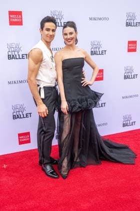 October 1, 2026, New York, New York, United States: (L-R) Roman Mejia and Tiler Peck attend.The New York City Ballet 2026 Fall Gala at David H. Koch Theater, Lincoln Center on October 01, 2026 in New York City. New York United States - ZUMAs197 20261001_aaa_s197_817 Copyright: xRonxAdarx