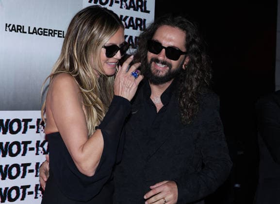 Heidi Klum and her husband Tom Kaulitz at the Karl Lagerfeld: From Paris with Love photocall at the Karl Lagerfeld Boutique in Paris on October 1, 2026. KARL LAGERFELD celebrates its Fall Winter 2026 campaign with Paris Hilton, Kit Butler, and NOT KARL, the newest addition to the House’s universe. For this private event in Saint-Germain-des-Prés, Paris Hilton will join NOT KARL to mark this new chapter—an immersive experience in the world of KARL LAGERFELD, blending fashion, creativity, and the House’s heritage Denis Guignebourg Bestimage The Karl Lagerfeld x Paris Hilton party during Paris RTW Spring Summer 2027 Fashion Week on October 1, 2026, in Paris, France Paris, France  Copyright: xDenisxGuignebourgx xBestimagexDenisxGuignebourgx xBestimagex