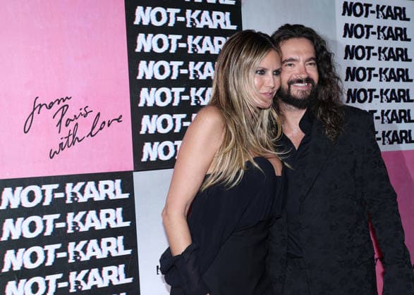 Heidi Klum and her husband Tom Kaulitz at the Karl Lagerfeld: From Paris with Love photocall at the Karl Lagerfeld Boutique in Paris on October 1, 2026. KARL LAGERFELD celebrates its Fall Winter 2026 campaign with Paris Hilton, Kit Butler, and NOT KARL, the newest addition to the House’s universe. For this private event in Saint-Germain-des-Prés, Paris Hilton will join NOT KARL to mark this new chapter—an immersive experience in the world of KARL LAGERFELD, blending fashion, creativity, and the House’s heritage Denis Guignebourg Bestimage The Karl Lagerfeld x Paris Hilton party during Paris RTW Spring Summer 2027 Fashion Week on October 1, 2026, in Paris, France Paris, France  Copyright: xDenisxGuignebourgx xBestimagexDenisxGuignebourgx xBestimagex