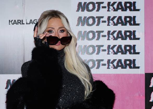 Paris Hilton at the Karl Lagerfeld: From Paris with Love event at the Karl Lagerfeld Boutique in Paris on October 1, 2026. KARL LAGERFELD celebrates its Fall Winter 2026 campaign with Paris Hilton, Kit Butler, and NOT KARL, a new member of the brand’s universe. For this private event in Saint-Germain-des-Prés, Paris Hilton will be joined by NOT KARL to mark this new chapter—an immersive experience in the world of KARL LAGERFELD, blending fashion, creativity, and the House’s heritage. Denis Guignebourg Bestimage The Karl Lagerfeld x Paris Hilton party during Paris RTW Spring Summer 2027 Fashion Week on October 1, 2026, in Paris, France. Paris, France  Copyright: xDenisxGuignebourgx xBestimagexDenisxGuignebourgx xBestimagex