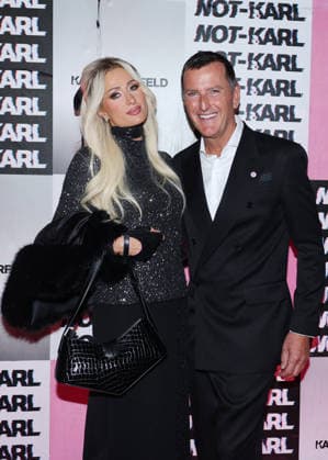 Paris Hilton, Pier Paolo Righi Photocall from the Karl Lagerfeld: From Paris with Love event at the Karl Lagerfeld Boutique in Paris on October 1, 2026. KARL LAGERFELD celebrates its Fall Winter 2026 campaign with Paris Hilton, Kit Butler, and NOT KARL, a new member of the House’s universe. For this private event in Saint-Germain-des-Prés, Paris Hilton will be joined by NOT KARL to mark this new chapter—an immersive experience in the world of KARL LAGERFELD, blending fashion, creativity, and the House’s heritage. Denis Guignebourg Bestimage The Karl Lagerfeld x Paris Hilton party during Paris RTW Spring Summer 2027 Fashion Week on October 1, 2026, in Paris, France. Paris, France  Copyright: xDenisxGuignebourgx xBestimagexDenisxGuignebourgx xBestimagex