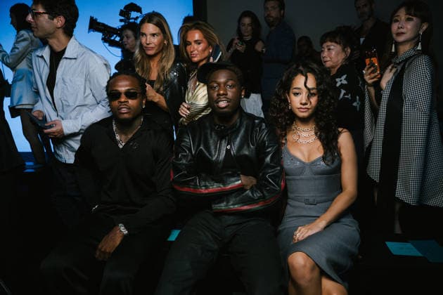 Gunna, Tiakola, Lena Mahfouf and Lena Situations at the Messika Spring Summer 2027 Women’s Ready-to-Wear Collection fashion show during Paris Fashion Week (PFW) at the Grand Palais on October 1, 2026. Photo by Sam Delpech, Bestimage. Celebrities at Messika’s Spring Summer 2027 Women’s’s Ready-to-Wear Collection fashion show at Paris Fashion Week (PFW) at the Grand Palais on October 1, 2026, Paris, France Copyright: xSamxDelpechx xBestimagexSamxDelpechx xBestimagex