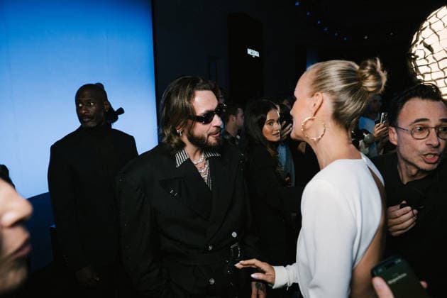 SCH and Laeticia Hallyday at the Messika Spring Summer 2027 Women’s Ready-to-Wear Collection fashion show during Paris Fashion Week (PFW) at the Grand Palais on October 1, 2026. Sam Delpech, Bestimage. Celebrities at Messika’s Spring Summer 2027 Women’’s Ready-to-Wear Collection fashion show at Paris Fashion Week (PFW) at the Grand Palais on October 1, 2026, Paris, France  Copyright: xSamxDelpechx xBestimagexSamxDelpechx xBestimagex