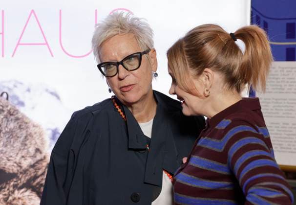 Director and screenwriter Doris Dörrie, Laura Tonke, Germany, Berlin, special screening in Berlin of *Mrs. Winkler Leaves the House*