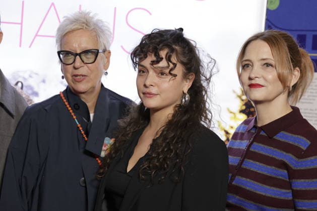 Director and screenwriter Doris Dörrie, Via Jikeli, Laura Tonke, Germany, Berlin, Special Screening in Berlin of *Mrs. Winkler Leaves the House*