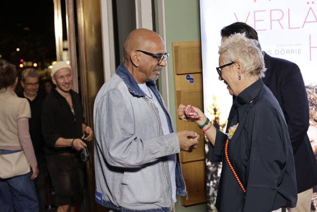 Pierre Sanoussi Bliss, Director and Screenwriter Doris Dörrie, Germany, Berlin, Special Screening in Berlin of *Mrs. Winkler Leaves the House*