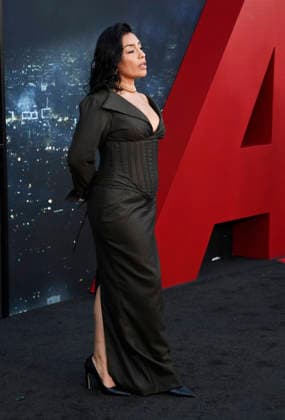 Cast member Adriana Paz attends the premiere of Netflix s political and psychological thriller Animals at the Westwood Village Theater in Los Angeles on Thursday, October 1, 2026. Storyline: Desperate to pay their son s ransom, a mayoral candidate and his wife resort to extreme measures, revealing dark secrets they never intended to bring to light. LAP2026100103 JIMxRUYMEN