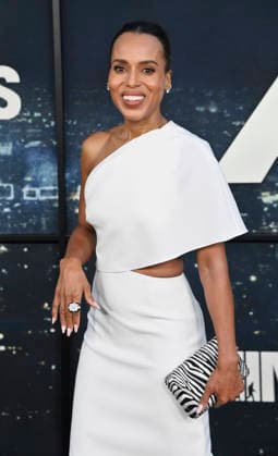 Cast member Kerry Washington attends the premiere of Netflix s political and psychological thriller Animals at the Westwood Village Theater in Los Angeles on Thursday, October 1, 2026. Storyline: Desperate to pay their son s ransom, a mayoral candidate and his wife resort to extreme measures, revealing dark secrets they never intended to bring to light.  LAP2026100123 JIMxRUYMEN