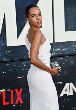 Cast member Kerry Washington attends the premiere of Netflix s political and psychological thriller Animals at the Westwood Village Theater in Los Angeles on Thursday, October 1, 2026. Storyline: Desperate to pay their son s ransom, a mayoral candidate and his wife resort to extreme measures, revealing dark secrets they never intended to bring to light.  LAP2026100117 JIMxRUYMEN