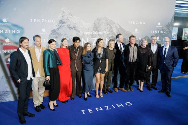 RECORD DATE NOT STATED Stefan Duscio, Emile Sherman, Rebekka Karijord, Caitriona Balfe, Genden Phuntsok, Jennifer Peedom, Thinley Lhamo, Willem Dafoe, Tom Hiddleston, Johnny Flynn, Liz Watts, Screenwriter Luke Davies and Executive Producer Iain Canning attend the Tenzing London Gala Screening at Curzon Mayfair in London, UK on 1 October 2026. Copyright: xRyoheyxNakayama Famousx Tenzing_LondonGalaScreening_CurzonMayfair_London_20261001_RyoheyNakayama_00115