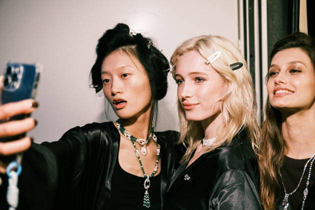 Yilan Hua, Summer Dirx, Roxane Marie Paris Fashion Week PAP SS27 Messika 460132 October 1, 2026 France  Copyright: xJean-BaptistexSoulliatx xStarfacex STAR_460132_052