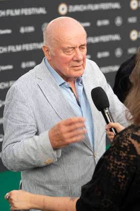 Hanns Zischler at the premiere of the film *Vaterland* at the 22nd Zurich Film Festival at Arthouse Le Paris in Zurich, October 1, 2026 Foto:xA.xRaemyx xFuturexImagex vaterland_6007