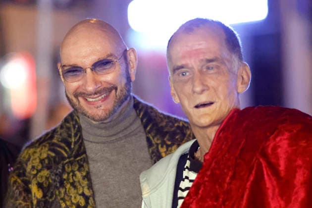 Host Ralph Morgenstern and actor Georg Uecker at the community dedication ceremony for Dirk Bach Platz next to the opera house in Cologne, Cologne, October 1, 2026, North Rhine-Westphalia, Germany Copyright: xChristophxHardtx
