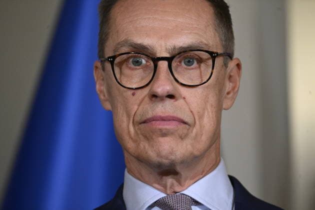 LKS 20261002 Finnish President Alexander Stubb attends a press conferance with Moldovan President at the Presidential Palace in Helsinki, Finland, on October 2, 2026. - MIKKO STIG Helsinki Finland  Copyright: xMikkoxStigx Szc4ecNjNLY