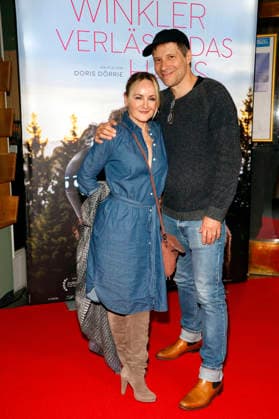 Katharine Mehrling and Tilmar Kuhn at the special screening of the film *Frau Winkler verlässt das Haus* at Cinema Paris, Berlin, October 1, 2026 Foto:xA.xBuggex xFuturexImagex winkler_6048