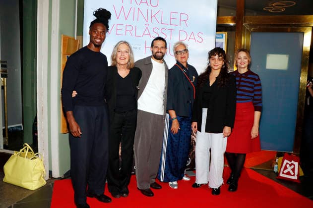 Eugene Boateng, Angela Winkler, Josef Ellers, Doris Dörrie, Via Jikeli, and Laura Tonke at the special screening of the film *Frau Winkler verlässt das Haus* at Cinema Paris, Berlin, October 1, 2026 Foto:xA.xBuggex xFuturexImagex winkler_6081