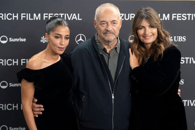 Leila Bekhti, Jean-Pierre Jeunet, and Valerie Perrin at the premiere of the film *Violette Violette* or *Fresh Water for the Flowers* at the 22nd Zurich Film Festival at the Corso Zurich, October 1, 2026 Foto:xA.xRaemyx xFuturexImagex violette_6010