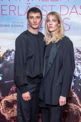 ABB FRAUWINKLER s Sebastian Schneider and Charlotte Will on the red carpet at the special screening of the feature film *Frau Winkler verlässt das Haus* at the Cinema Paris in Berlin on October 1, 2026, Berlin, Germany