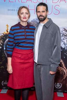 ABB FRAUWINKLER Laura Tonke and Josef Ellers on the red carpet at the special screening of the feature film *Frau Winkler verlässt das Haus* at the Cinema Paris in Berlin on October 1, 2026, Berlin, Germany