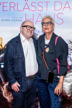 ABB FRAUWINKLER Gustav Peter Woehler and Doris Doerrie on the red carpet at the special screening of the feature film *Frau Winkler Leaves the House* at the Cinema Paris in Berlin on October 1, 2026, Berlin, Germany