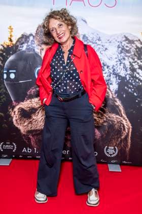 ABB FRAUWINKLER Adriana Altaras on the red carpet at the special screening of the feature film *Frau Winkler verlässt das Haus* at the Cinema Paris in Berlin, October 1, 2026, Berlin, Germany