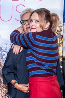 ABB FRAUWINKLER s Doris Doerrie and Laura Tonke on the red carpet at the special screening of the feature film *Frau Winkler Leaves the House* at the Cinema Paris in Berlin on October 1, 2026, Berlin, Germany